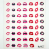 NAIL STICKER LIP #54